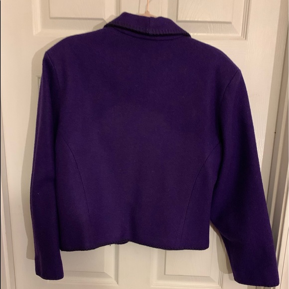 Mid West Garment CO. Purple Wool Jacket - Picture 3 of 4